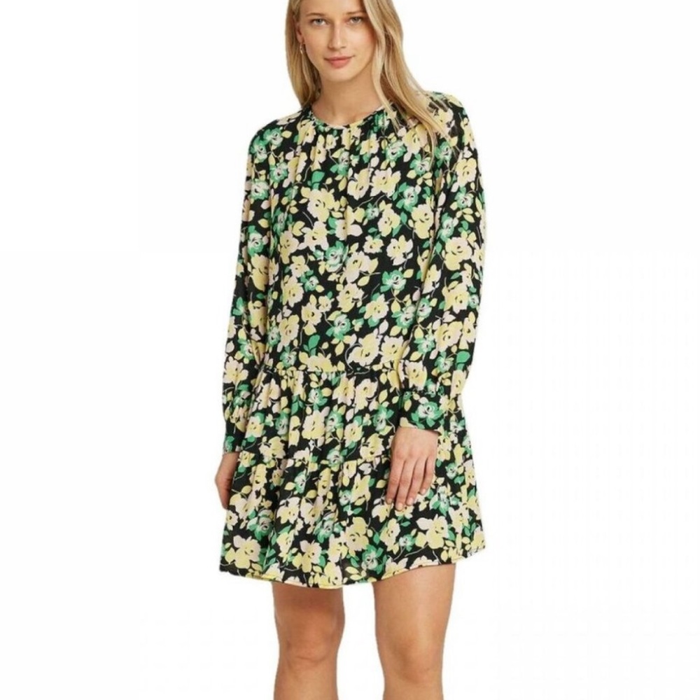 WHO WHAT WEAR Floral Print Dress Size Large
